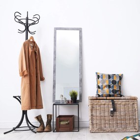 Nowoczesne wiszące lustro beton E6-C20