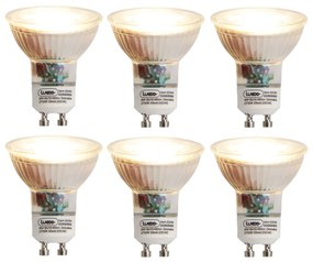 Zestaw 6 żarówek LED GU10 z możliwością ściemniania 6W 450lm 2700K
