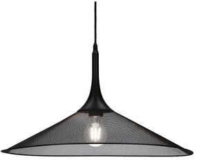 Lampa wisząca z tekstylnym kloszem ø 50 cm Kiruna – Candellux Lighting
