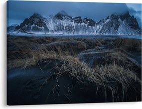 Obraz z widokiem na islandzkie szczyty (70x50 cm)