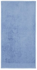Niebieski ręcznik kąpielowy z bawełny egipskiej frotte 70x120 cm – Bianca