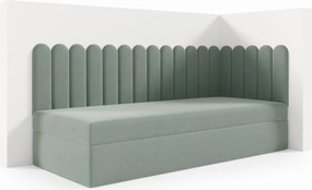 Panel Ścienny Tapicerowany Płotek Zaokrąglony 10cm