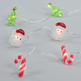 Dekoracja świąteczna świetlna, 20 diod LED, ciepła biel, 3 s