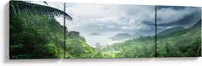 Obraz - Dżungla Seszeli (170x50 cm)
