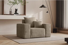 Fotel ELLA, tkanina Noel, Beżowy
