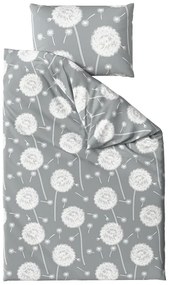 PrzytulneMieszkanie.pl PrzytulneMieszkanie.pl Bawełniana pościel DANDELION BLEND szara Rozmiar pościeli: 70 x 90 cm | 140 x 200 cm