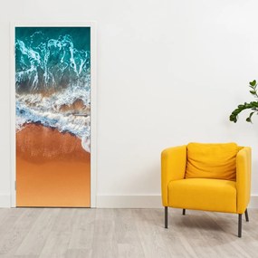 Fototapeta na drzwi - Morska plaża (95x205cm)