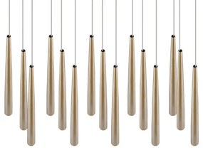 Lampa wisząca LED w kolorze złota Cala – Trio Select