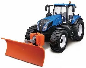 Maisto Tech RC, ciągnik New Holland z pługiem, 2,4Ghz, niebieski