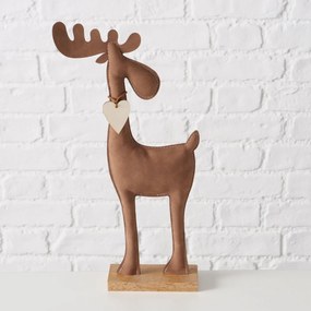 Ręcznie robiona figurka renifera BOONER, 34 cm