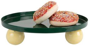 Metalowa taca dekoracyjna ø 25 cm Double Funky – PT LIVING