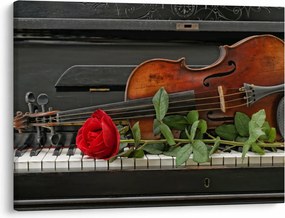 Obraz - Pamięć muzyka (70x50 cm)