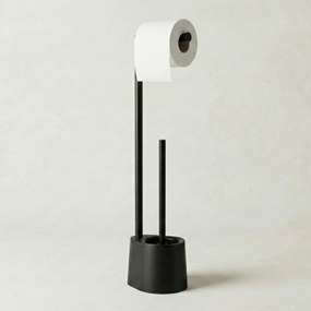 Stojak na papier toaletowy i szczotkę do WC STILK, 63 cm