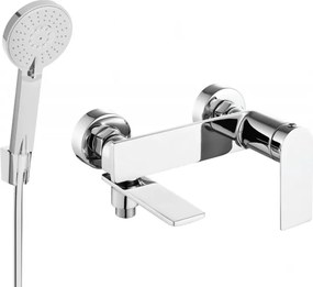 Mexen Zero R40 bateria wannowa z zestawem prysznicowym, chrom - 7113R40-00