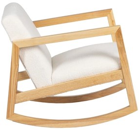 Biały bujany fotel – Ixia