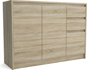 Komoda ASTORRE - Dąb sonoma / 113 cm / 2 szuflady