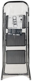 Drabina metalowa 3 stopniowa, 73,5 x 105,3 cm