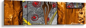 Obraz starożytnego obrazu (170x50 cm)