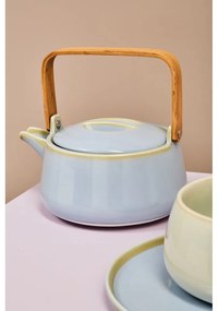 Niebieski porcelanowy dzbanek do herbaty 1 l Juna – Premier Housewares