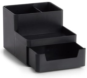 Organizer na biurko z plastiku, 11,2 x 15,5 x 9,5 cm
