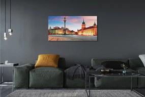 Fotoobraz na płótnie Świt nad Warszawskim Starym Miastem