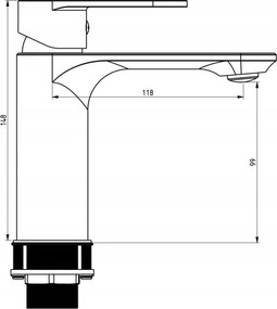 Mexen Milo DF40 zestaw wannowy, złoty - 71303DF40-50