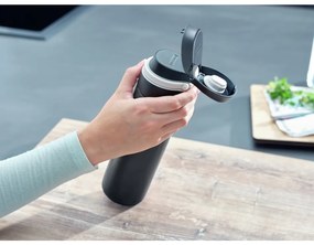 Leifheit Termos z poręczną zakrętką 600 ml, czarny 03271