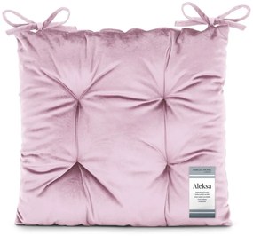Aksamitna poduszka na krzesło 40x40 cm Aleksa – Restilo