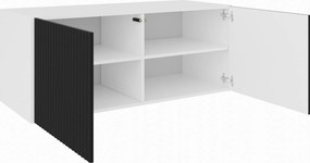 Szafka RTV wisząca VAREN 100 cm do Salonu pod Telewizor - Biały