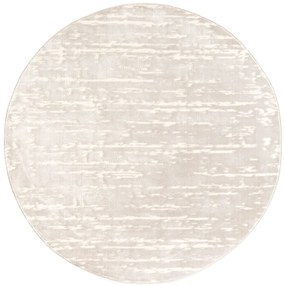 Dywan nowoczesny Stella biało-szary koło 195 cm x 195 cm