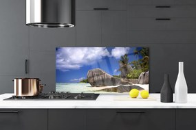 Panel nad blat kuchenny Piaszczysta Plaża Wśród Skał