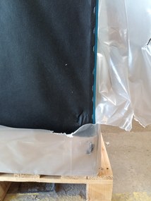 PROMOCJA Rozkładany narożnik w kształcie U VENORIA 285x146 cm, naftowa + 2 poduszki GRATIS II jakość