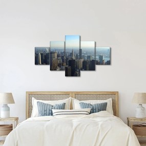 Obraz - Manhattan za dnia (125x70 cm)