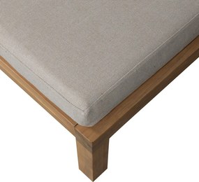 Szarobeżowa tapicerowana sofa ogrodowa Relax – vtwonen