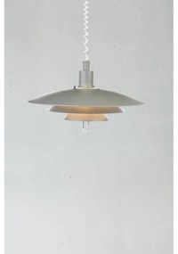 Szara lampa wisząca Markslöjd Kikrenes, ø 48 cm