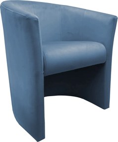 Fotel CLUB tkanina Welur elegancki fotel tapicerowany do salonu i gabinetu : Kolor tkaniny - VELVET - MG33