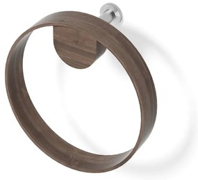 Uchwyt ścienny na ręcznik z drewna orzechowego Wireworks Yoku