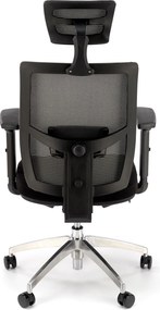 Fotel biurowy z regulacjami Admiral, zgodny z normą BHP