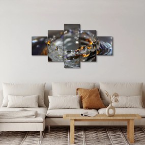 Obraz bransoletki z kropel wody (125x70 cm)