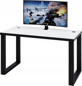 Biurko komputerowe na płozach dla graczy S 135/65 cm