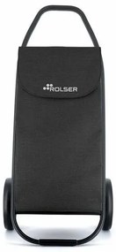 Rolser Torba na kółkach Com Tweed 8 Black Tube,czarna