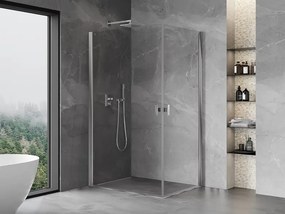 Mexen Mist-B Duo kabina prysznicowa uchylna 85 x 70 cm, transparent, chrom - 8A2-085-070-01-00
