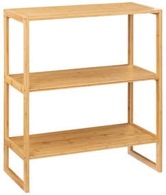 Półka łazienkowa Lab'n Modul, bambusowa, 69,5 x 33,5 x 84 cm