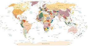 Tapeta mapa z nazwami