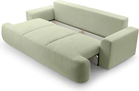 Sofa VELO z funkcja spania i pojemnikiem MIĘTOWY CORAL 55