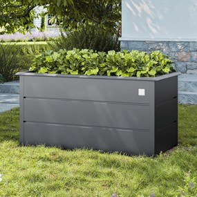 PRIMEYARD 75 x 150 x 78 cm Grządka podwyższona, stal, antracyt - (GFPV00955)