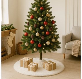 Podkładka pod choinkę SNOWY RING 72 cm, biała