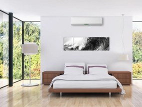 Obraz - Malowanie fal (170x50 cm)