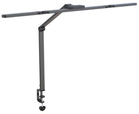 Lampa LED na biurko CLARIO, zacisk, pilot zdalnego sterowania