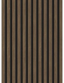 Mexen Lam-F lamele ścienne akustyczne 275 x 30 cm, filc 8 mm, fornir techniczny, Orzech Kakaowy - S105-275307-3015-018